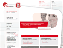 Tablet Screenshot of eura-personal.com